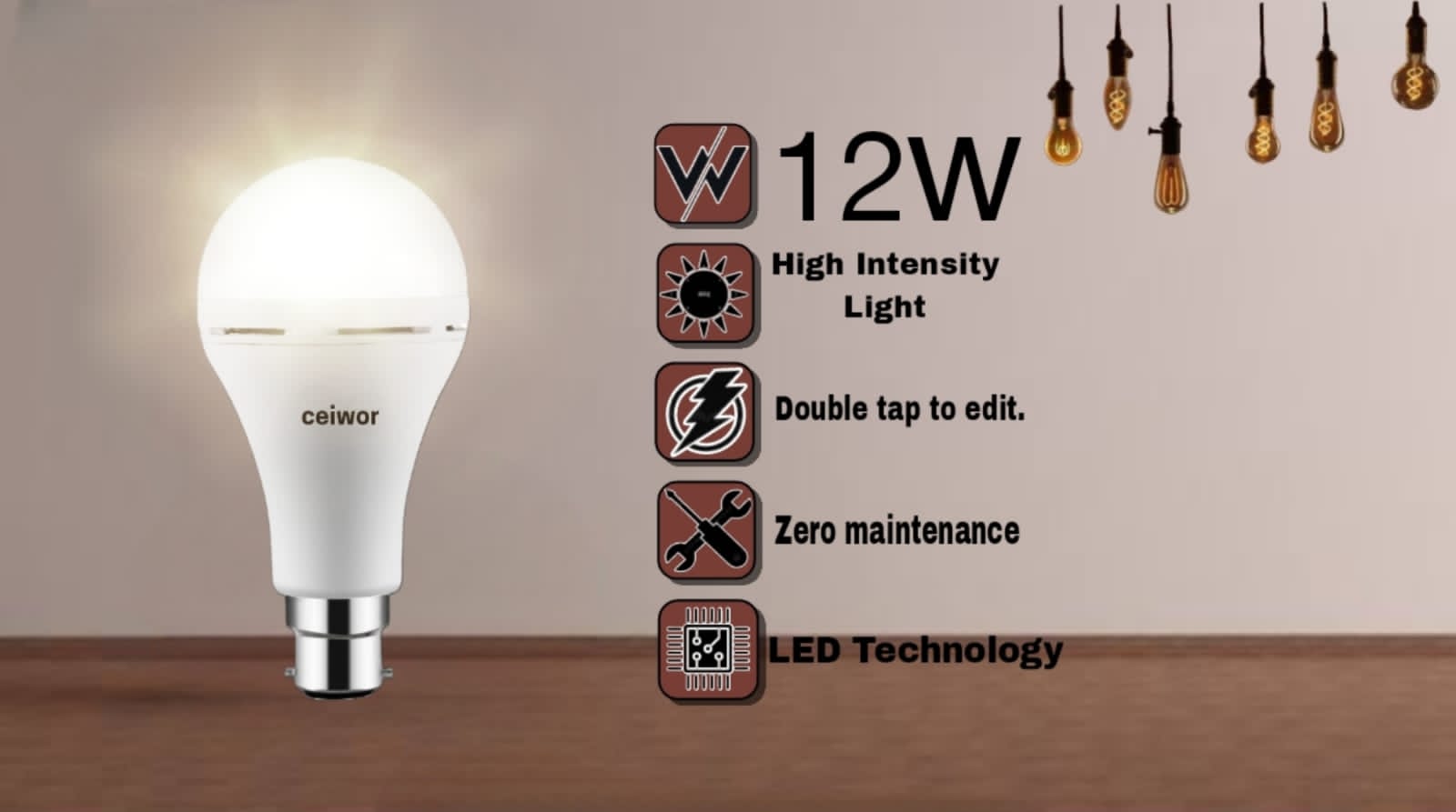 Warm LED Bulb